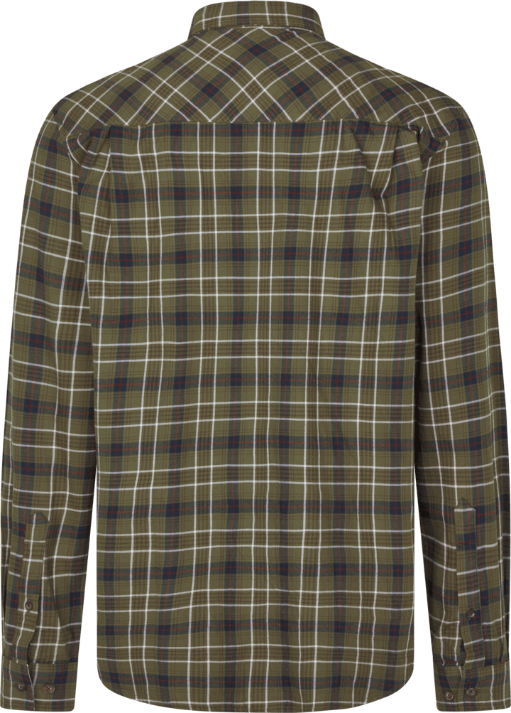 Seeland Men's Glen Flannel Shirt Grape Leaf/Dark Navy Check Seeland