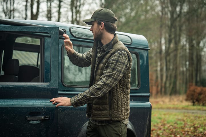 Seeland Men's Glen Flannel Shirt Grape Leaf/Dark Navy Check Seeland