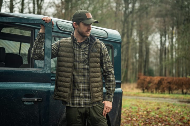 Seeland Men's Glen Flannel Shirt Grape Leaf/Dark Navy Check Seeland