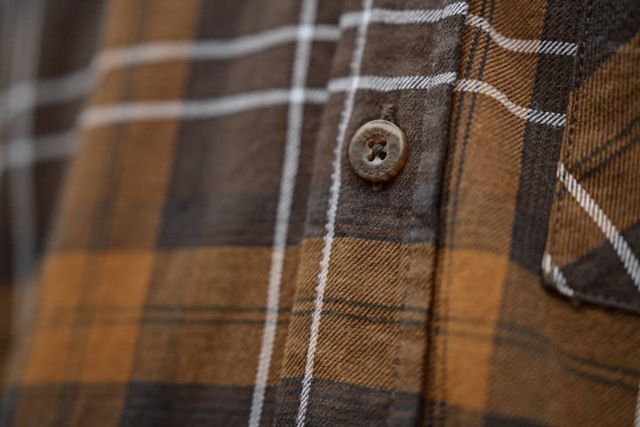 Seeland Men's Glen Flannel Shirt Dark Brown/Camel Check Seeland