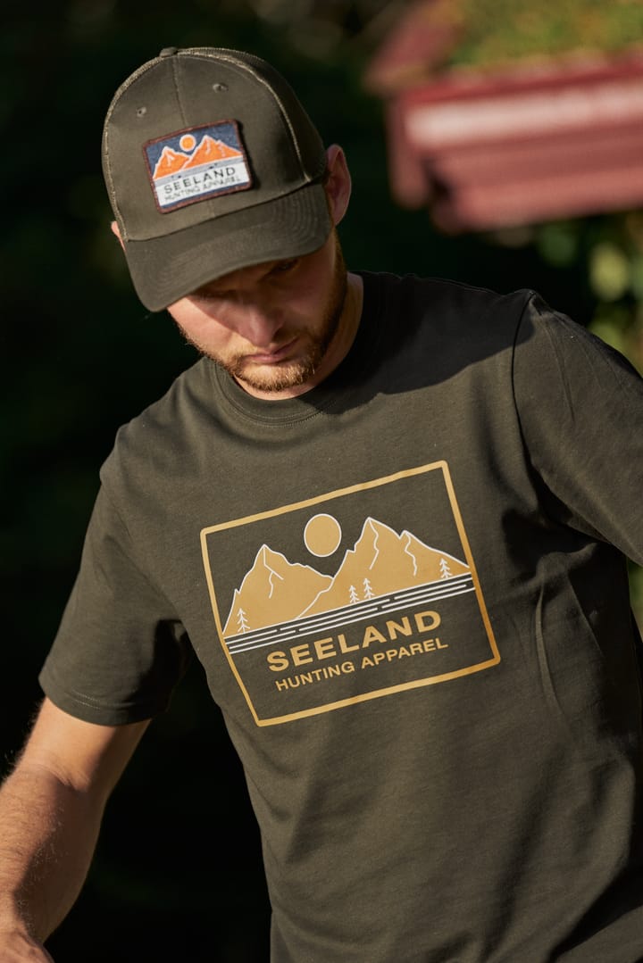 Seeland Men's Kestrel T-Shirt Grizzly Brown Seeland