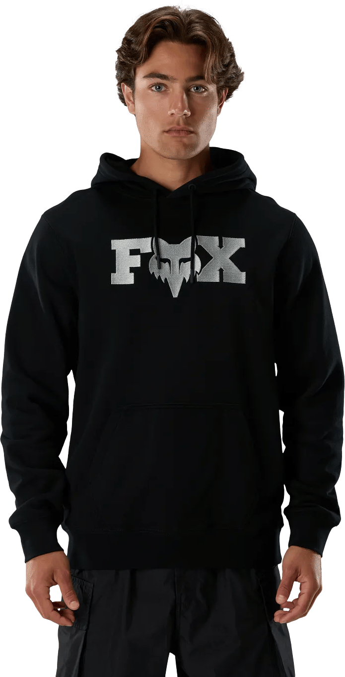 Fox Men's F Head X Fleece Pullover Hoodie Black Fox