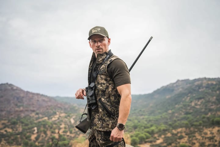 Seeland Men's Chaser Aero Camo Vest Invis Mpc Green Seeland