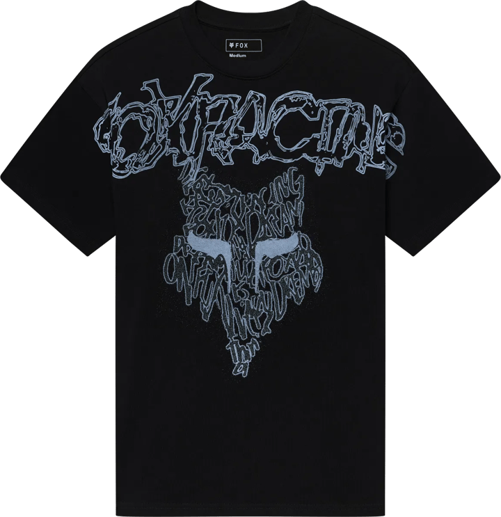 Fox Unisex Abyss Heavyweight Short Sleeve Tee Black Fox
