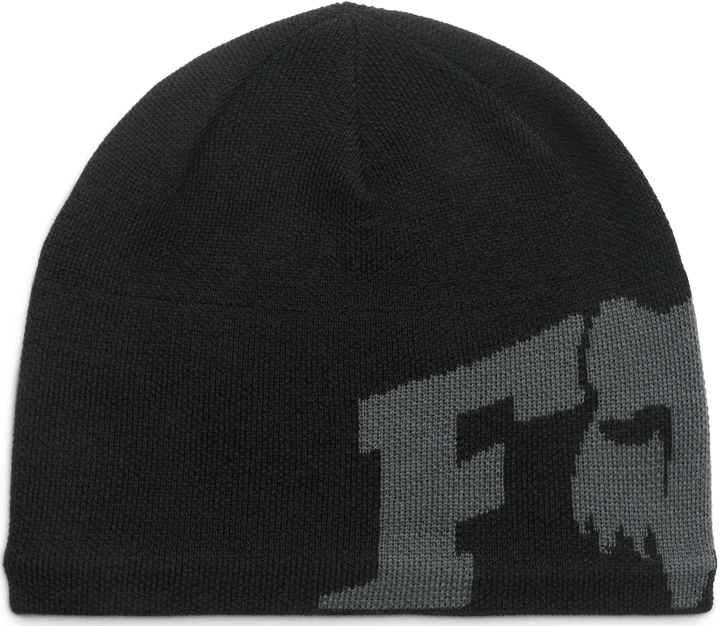 Fox F Head X Jacquard Beanie Black Fox