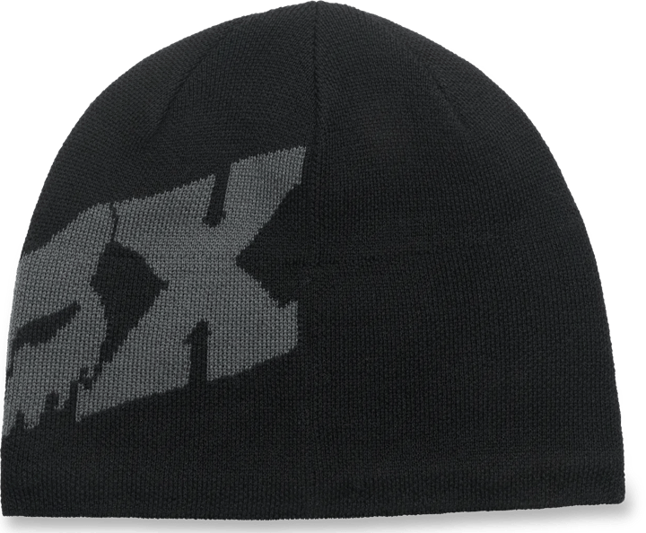 Fox F Head X Jacquard Beanie Black Fox