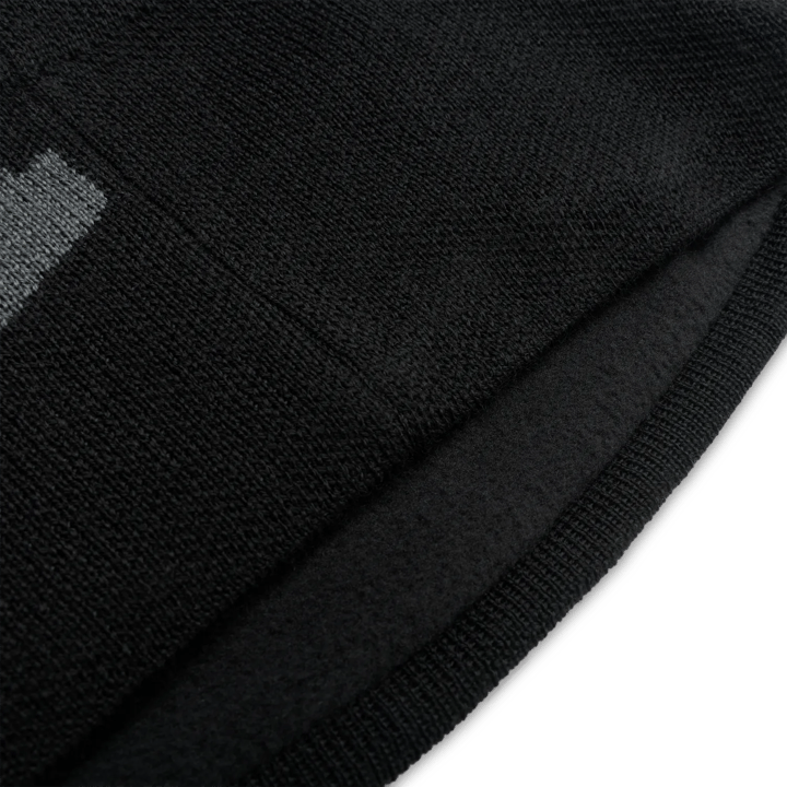 Fox F Head X Jacquard Beanie Black Fox