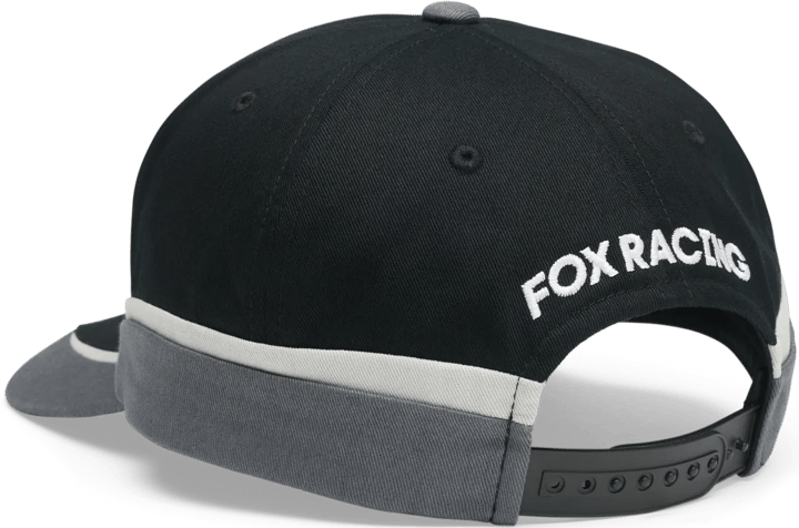 Fox F Head X Snapback Hat Black Fox
