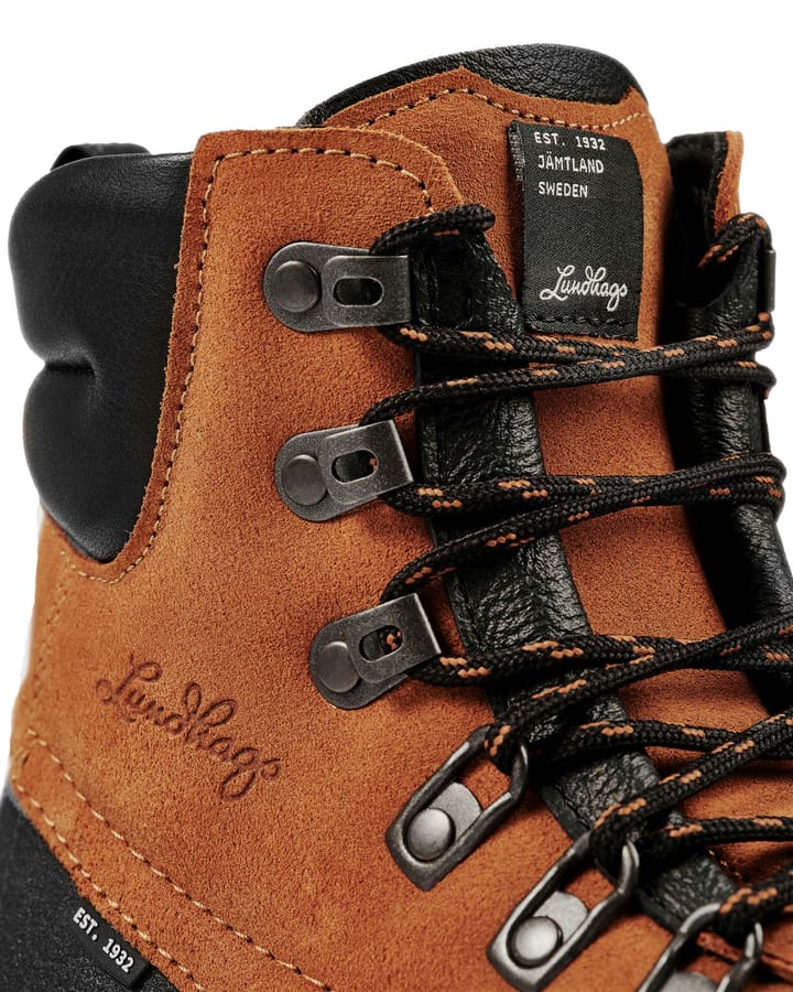Lundhags Shoe Laces Lt 150 cm Black/Dark Almond Lundhags
