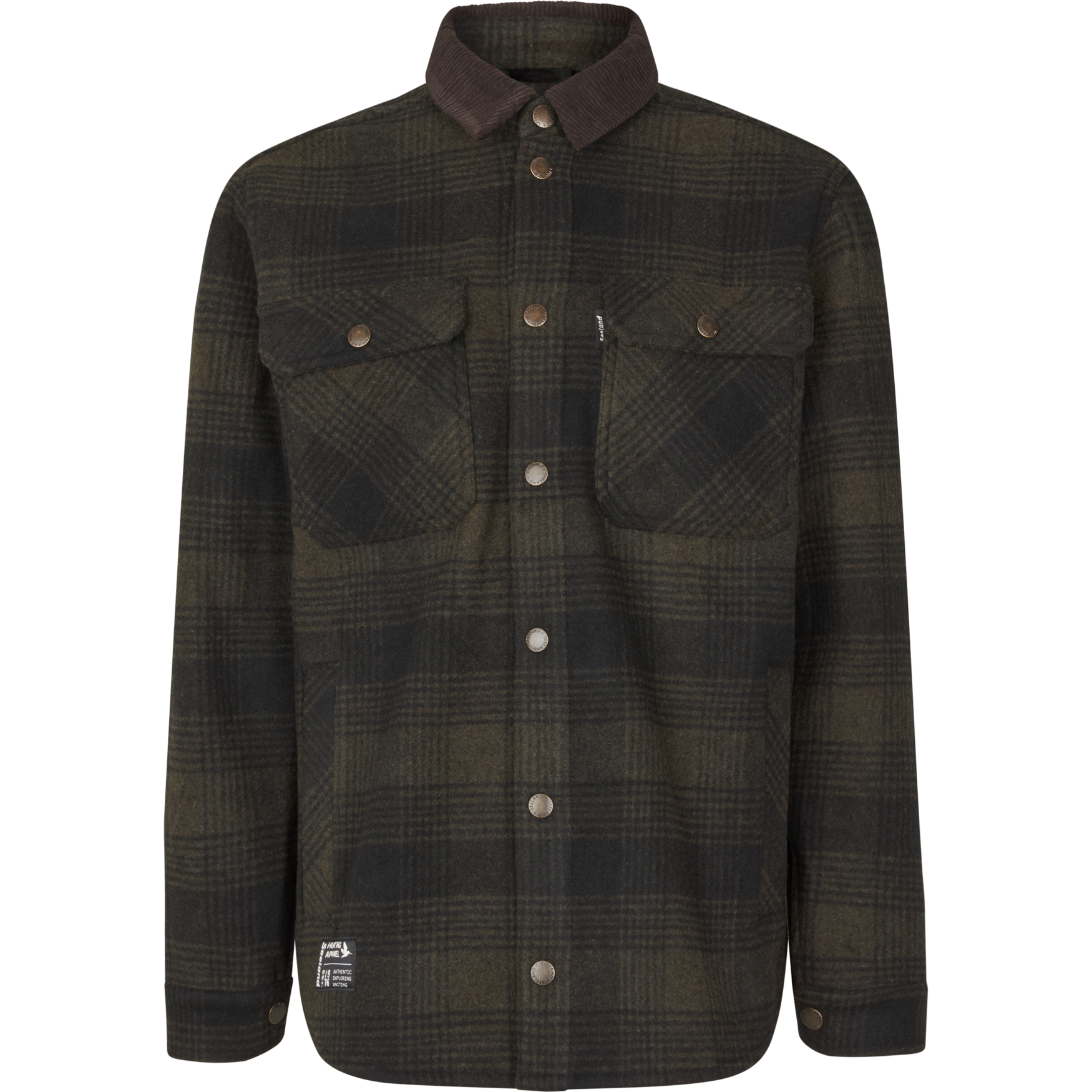 Seeland Men’s Canada Yukon Shirt Pine Green Check