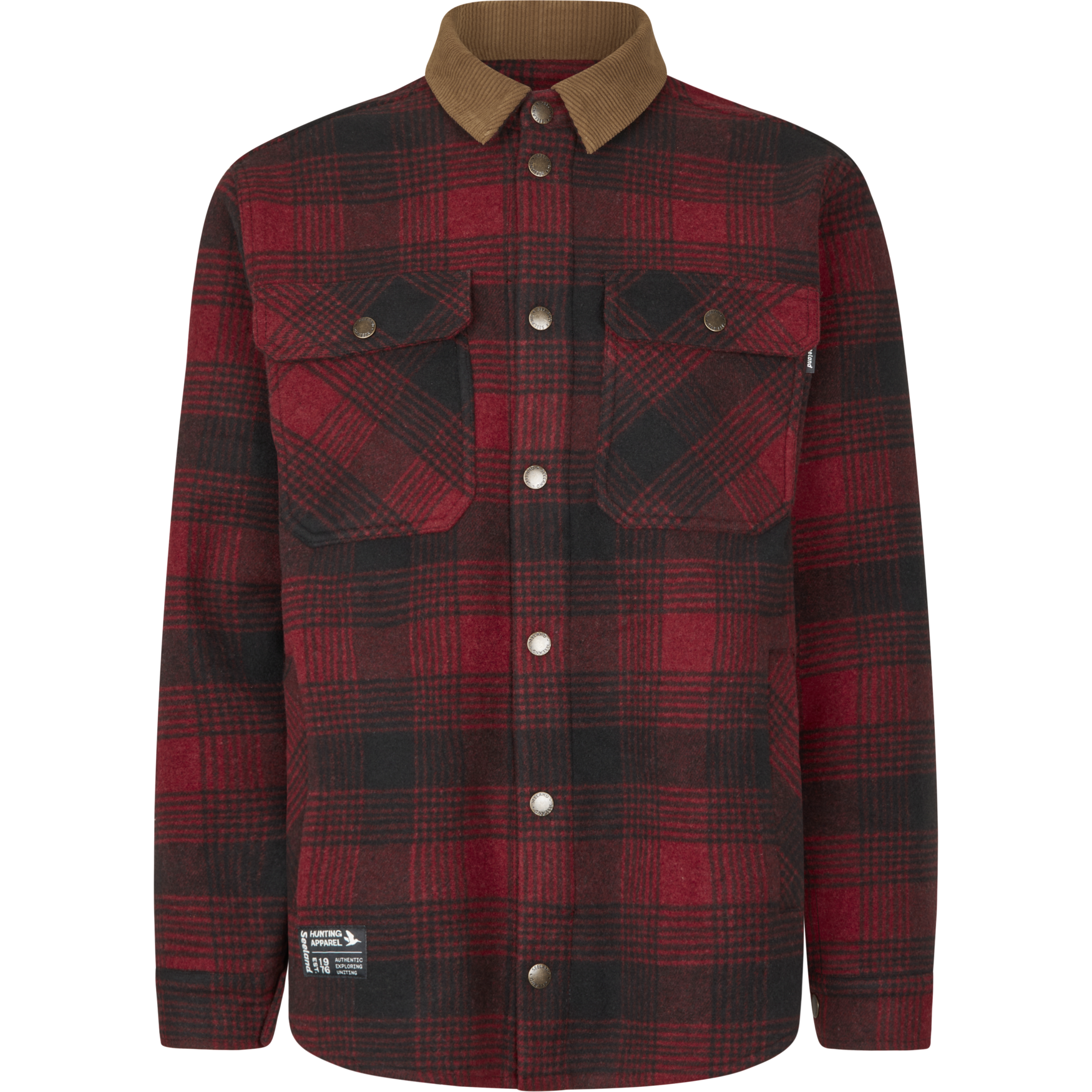 Seeland Men's Canada Yukon Shirt Red Check Langermede skjorter XL