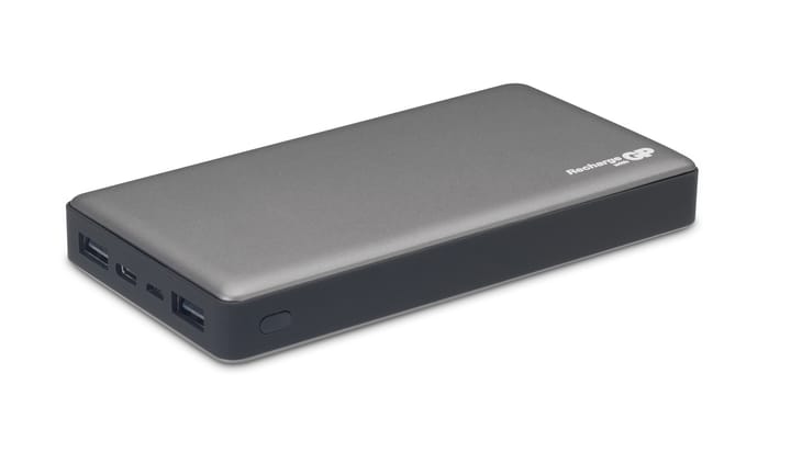 GP Batterier GP Powerbank Voyage 2.0 15000 mAh Graphite Grey GP Batterier GP Batterier GP Powerbank Voyage 2.0 15000 mAh Graphite Grey GP Batterier