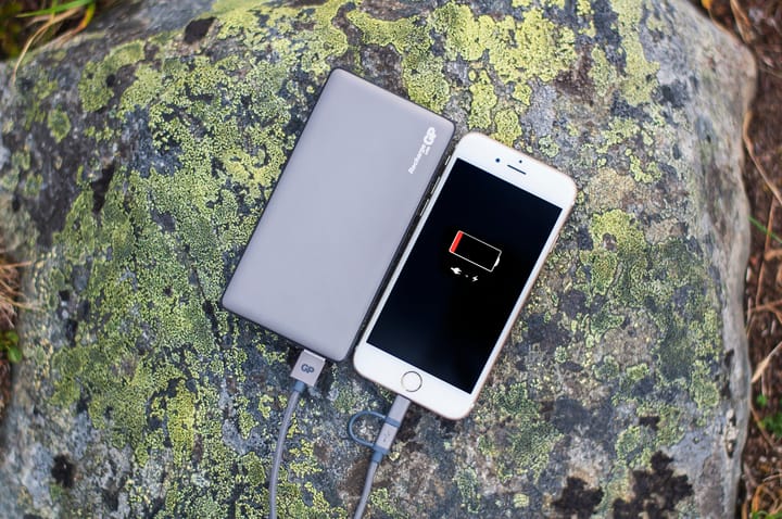 GP Batterier GP Powerbank Voyage 2.0 15000 mAh Graphite Grey GP Batterier GP Batterier GP Powerbank Voyage 2.0 15000 mAh Graphite Grey GP Batterier
