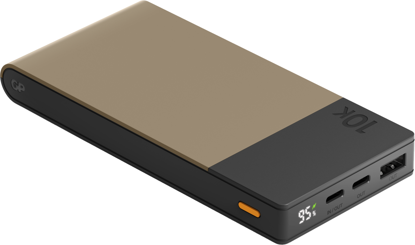 GP Batterier Powerbank M2+ 10000 mAh Beige Akut 10000 mAh