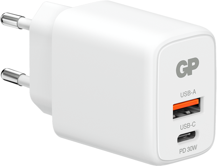 GP Batterier USB Wall Charger PD 30W White GP Batterier