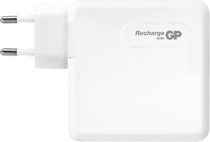 GP Batterier Wall Charger GM4A GaN PD 100W White GP Batterier GP Batterier Wall Charger GM4A GaN PD 100W White GP Batterier