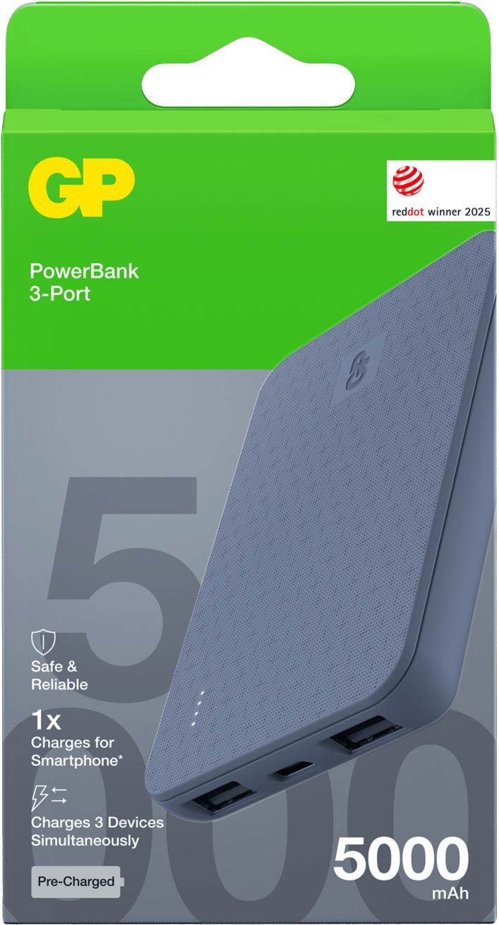 GP Batterier Powerbank Plus 5000 mAh Blue GP Batterier