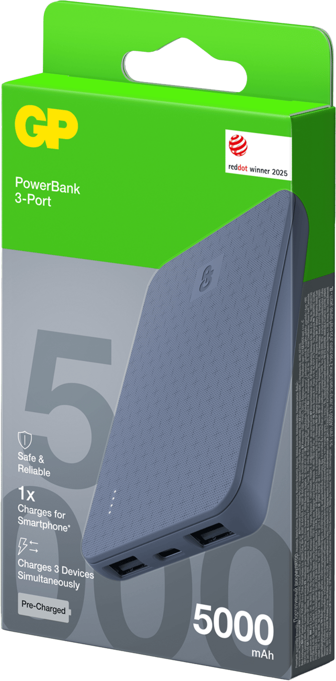 GP Batterier Powerbank Plus 5000 mAh Blue GP Batterier