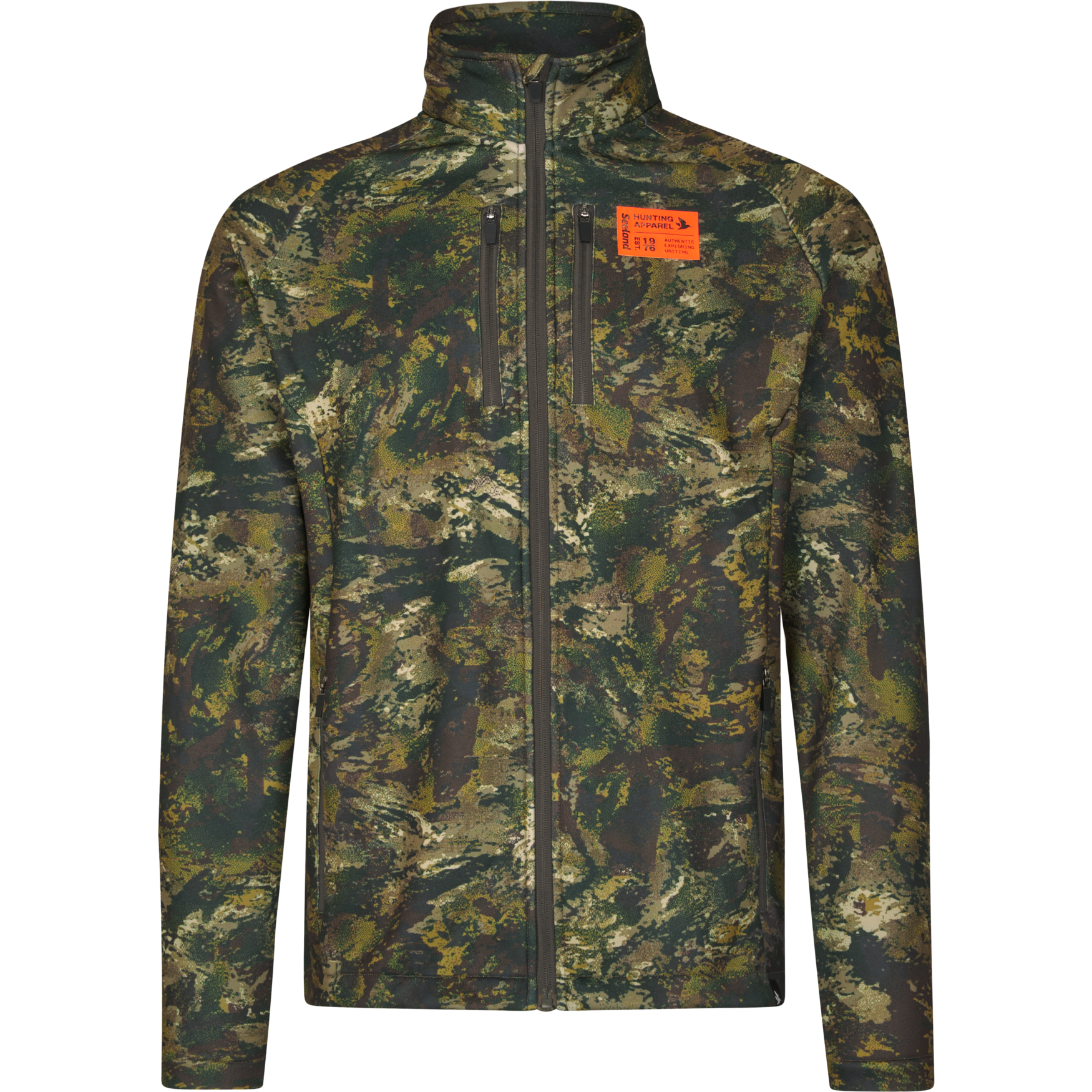 Seeland Men’s Tidal Camo Fleece Jacket Invis Mpc Green