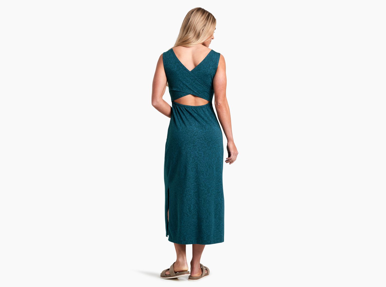 Kühl Lyra Midi Dress Everglade Print