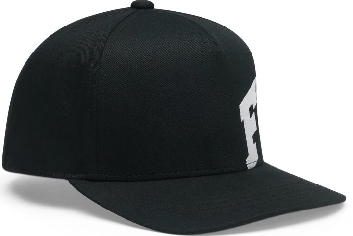 Fox Youth F Head X Snapback Hat Black Fox