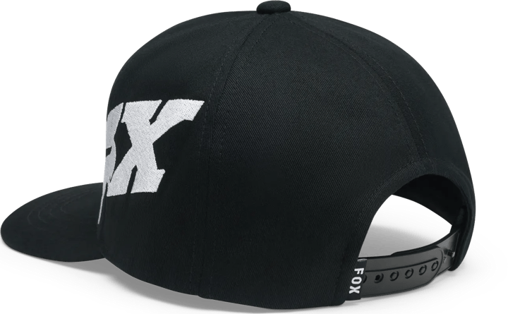 Fox Youth F Head X Snapback Hat Black Fox