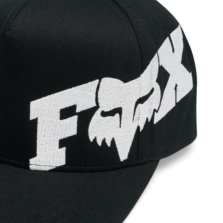 Fox Youth F Head X Snapback Hat Black Fox