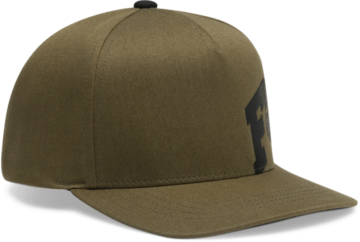 Fox Youth F Head X Snapback Hat Olive Green Fox