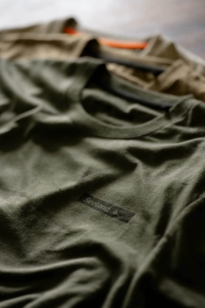 Seeland Men's 3-pack T-Shirt Pine Green/Military Olive/Grape Leaf Seeland