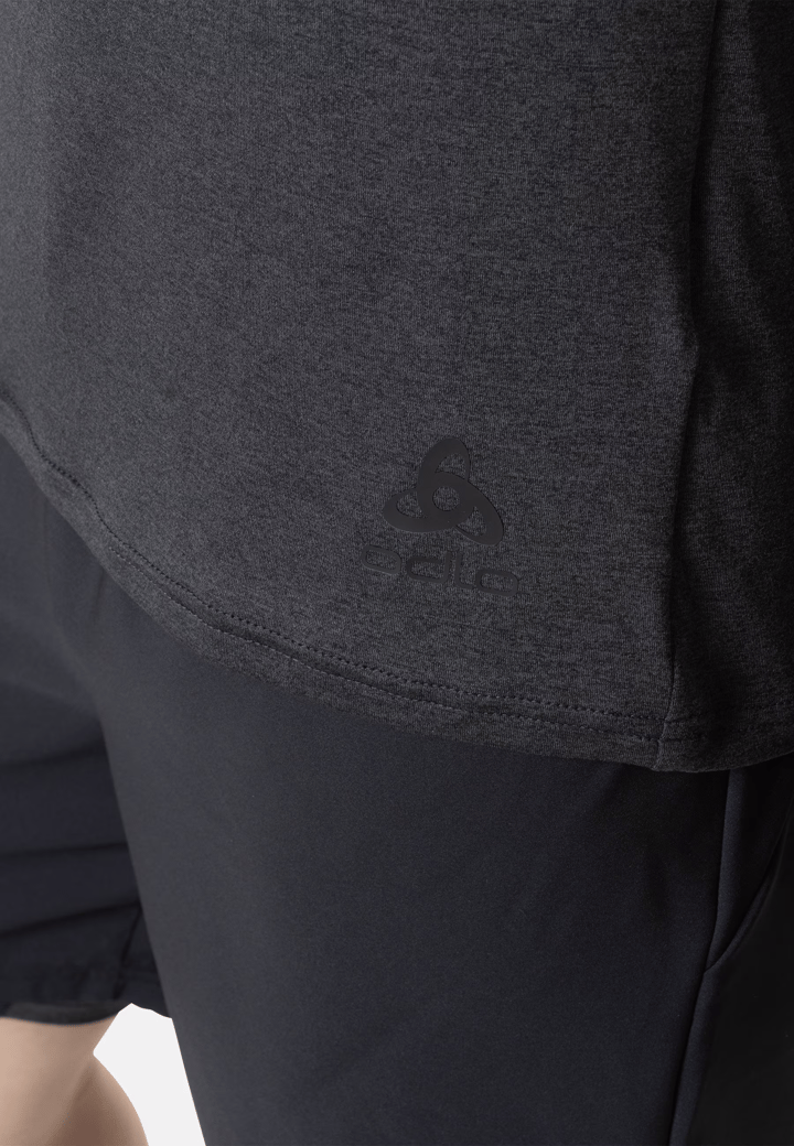 Odlo Men's T-Shirt Crew Neck S/S Essential 365 Black Melange Odlo