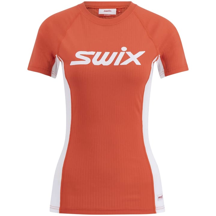 Swix Women's RaceX Bodyw SS Cayenne/Bright White Swix