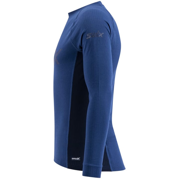 Swix Men's RaceX Bodywear Longsleeve Lake Blue/Dark Navy Swix