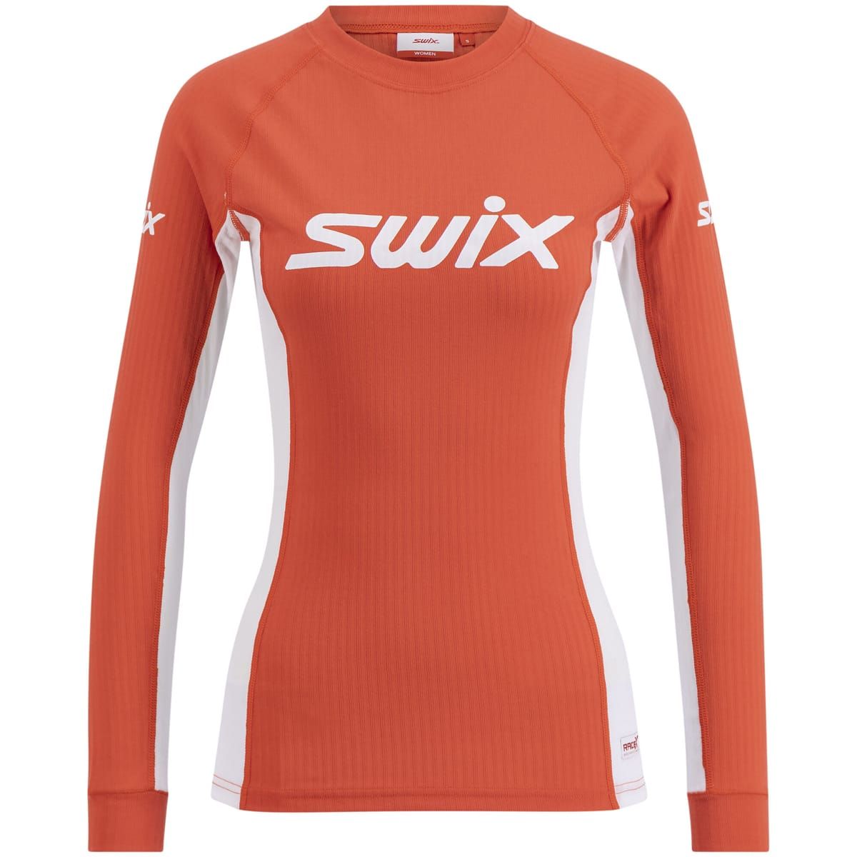 Swix Women's RaceX Bodywear Longsleeve Cayenne/Bright White