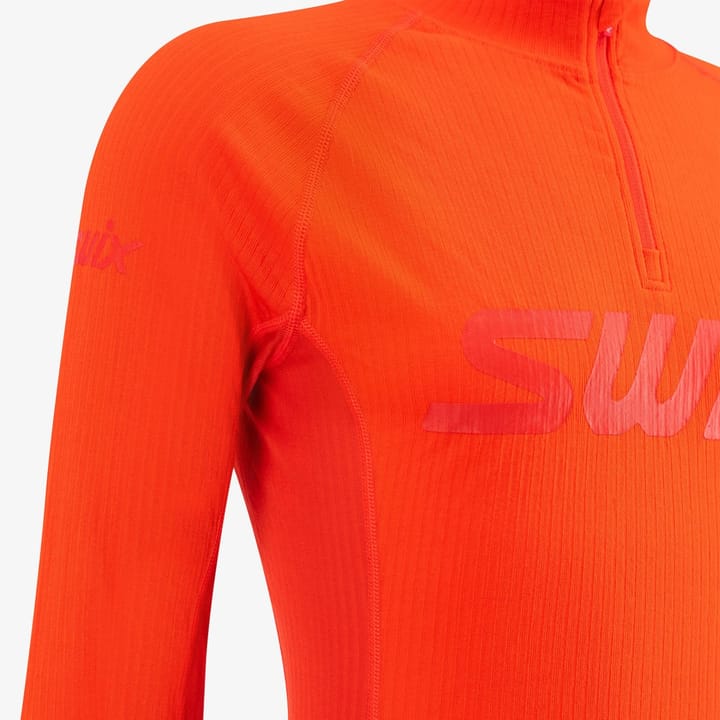 Swix Men's Racex Bodywear Halfzip Fiery Red/Lava Swix