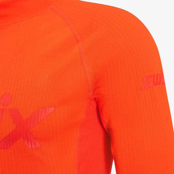 Swix Men's Racex Bodywear Halfzip Fiery Red/Lava Swix