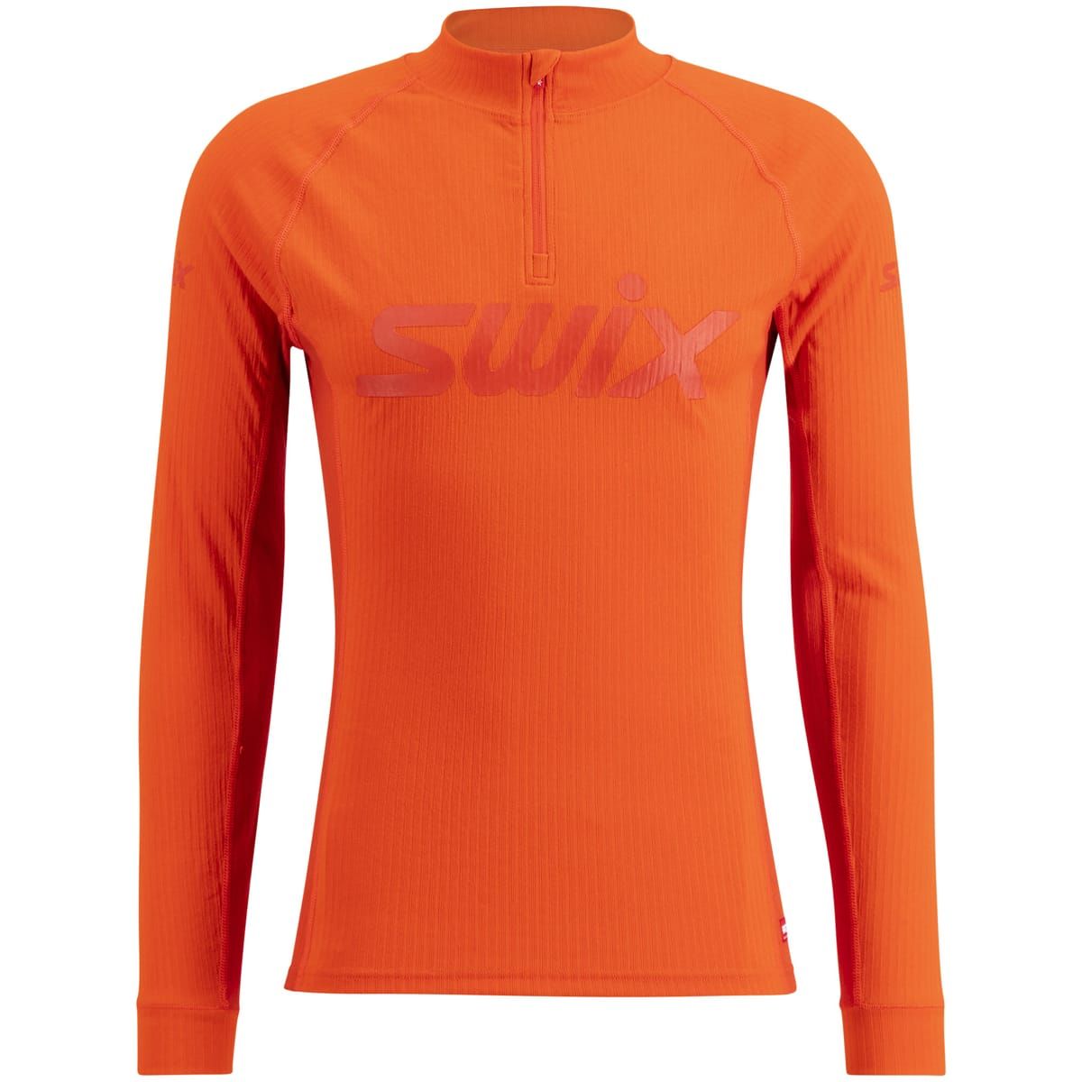 Swix Racex Bodyw Halfzip M Fiery Red/Lava