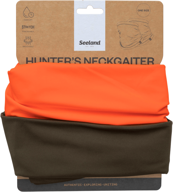 Seeland Spur Neckgaiter 2-Pack Pine Green/Orange Blaze Seeland