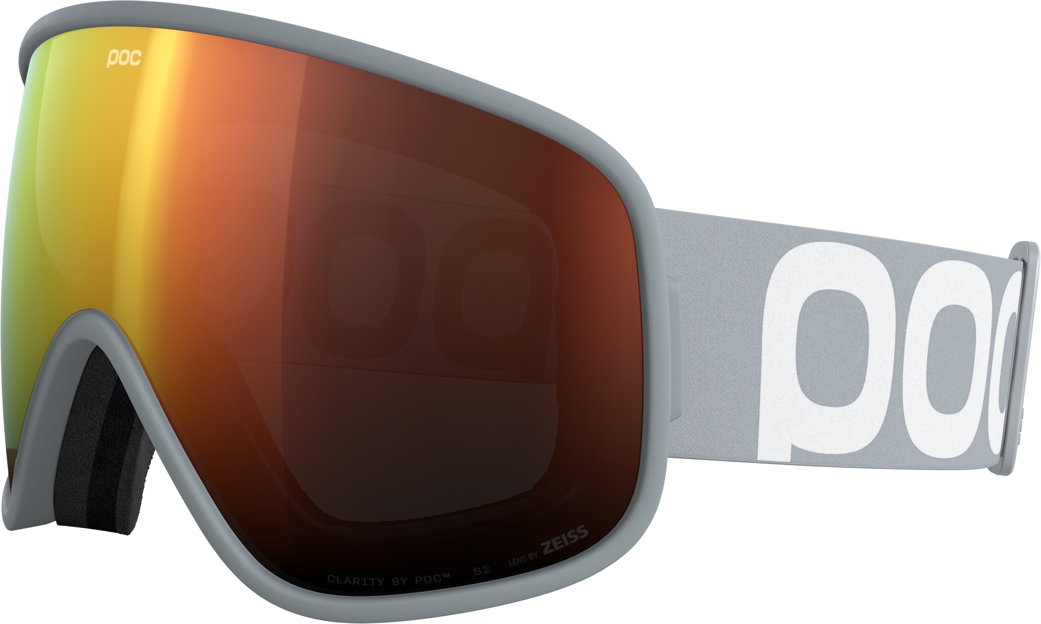 POC Vitrea Mid Granite Grey/partly Sunny Orange
