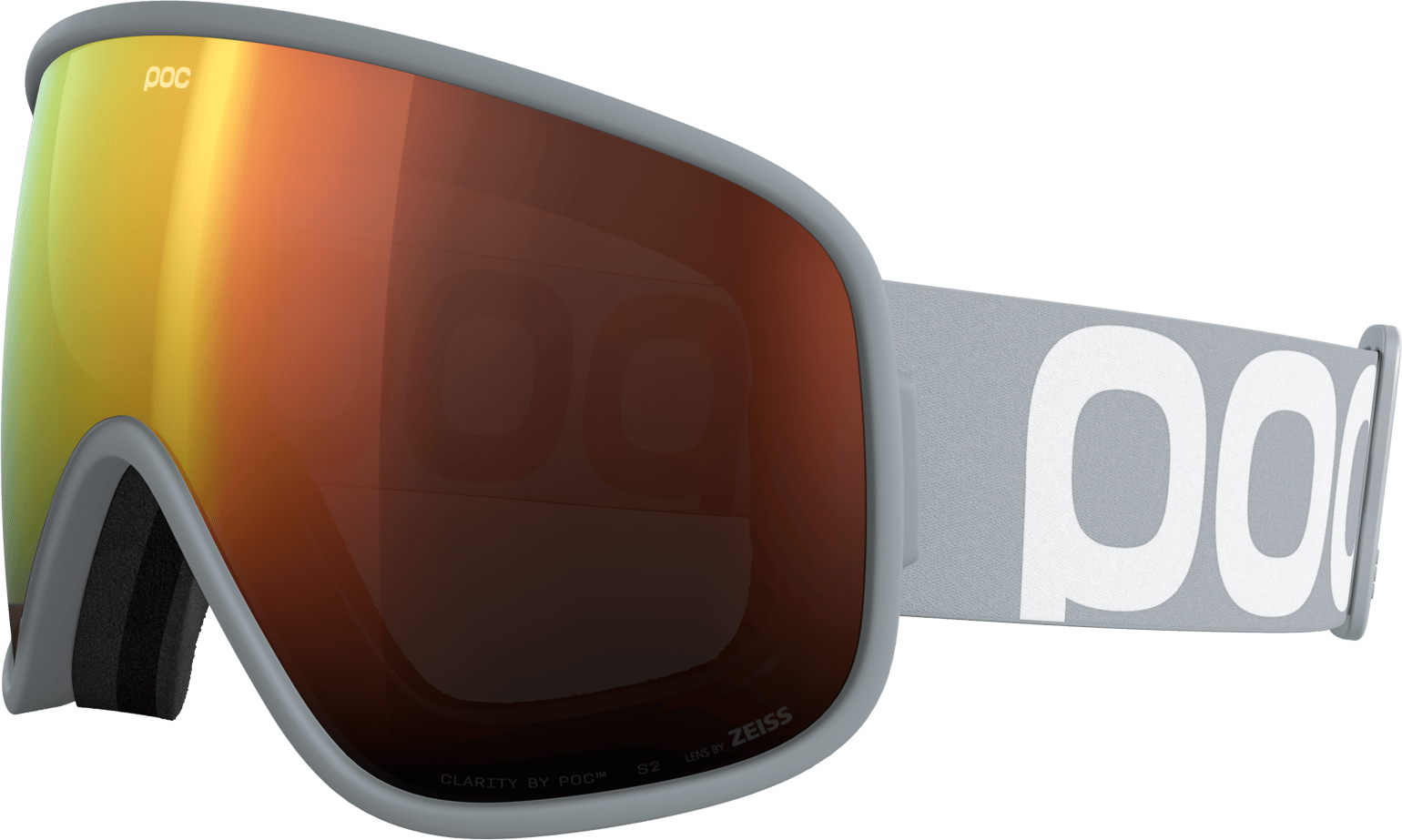 POC Vitrea Mid Granite Grey/partly Sunny Orange