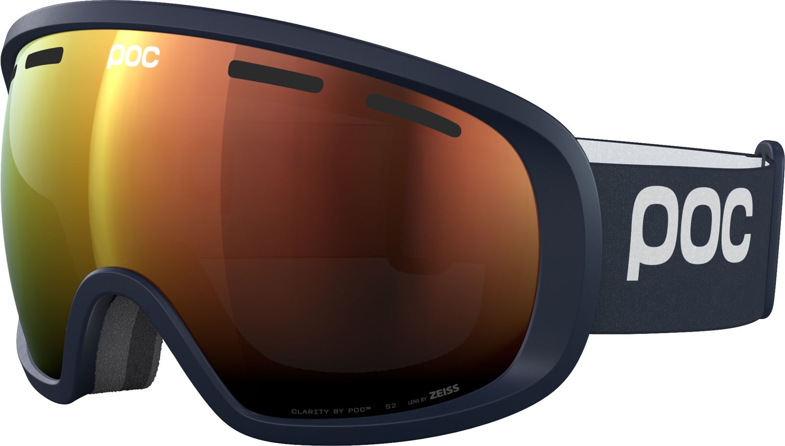 POC Fovea Apatite Navy/Partly Sunny Orange