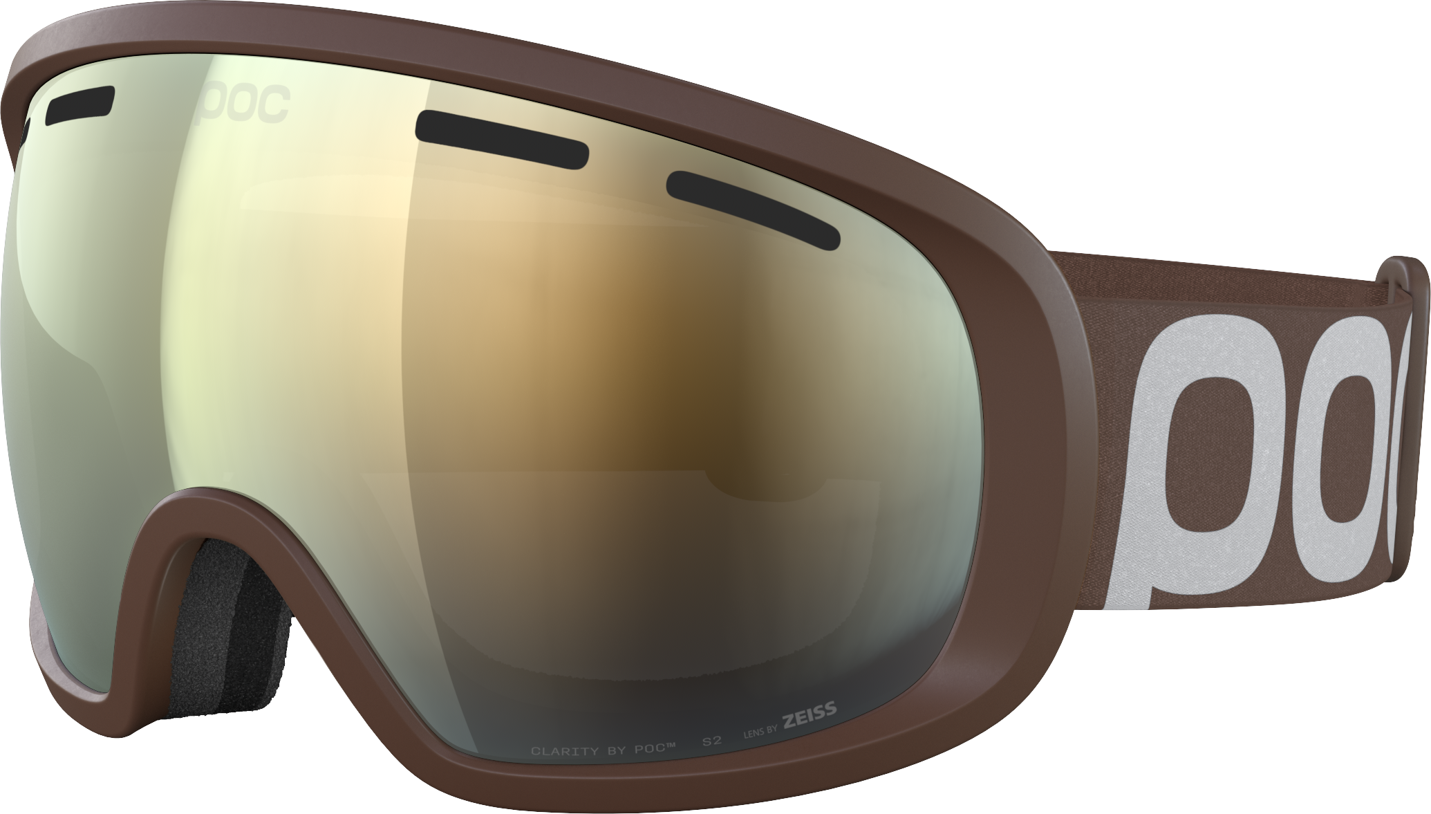 POC Fovea Bronzite Brown/Sunny Cool Gold