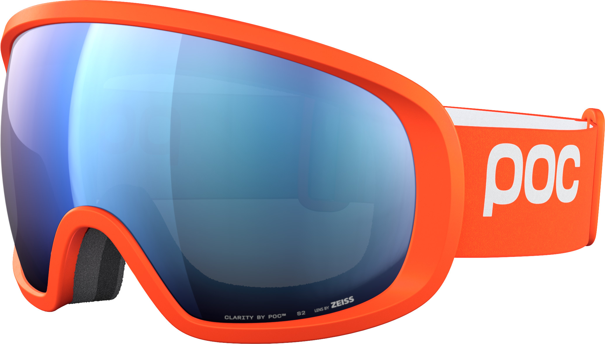 POC Fovea Zink Orange/partly Sunny Blue