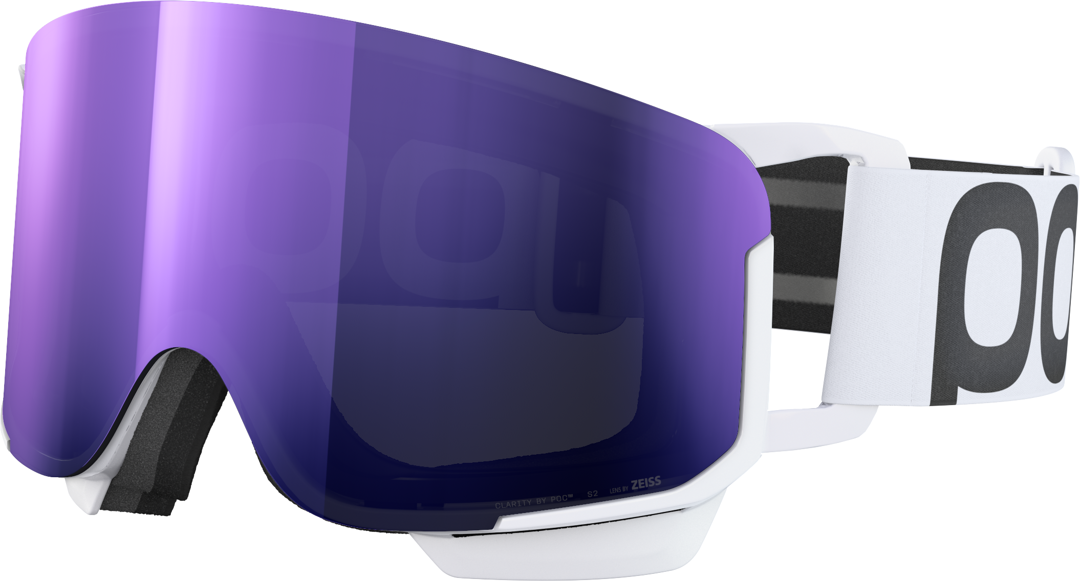 POC Nexal Mid Hydrogen White/partly Sunny Purple