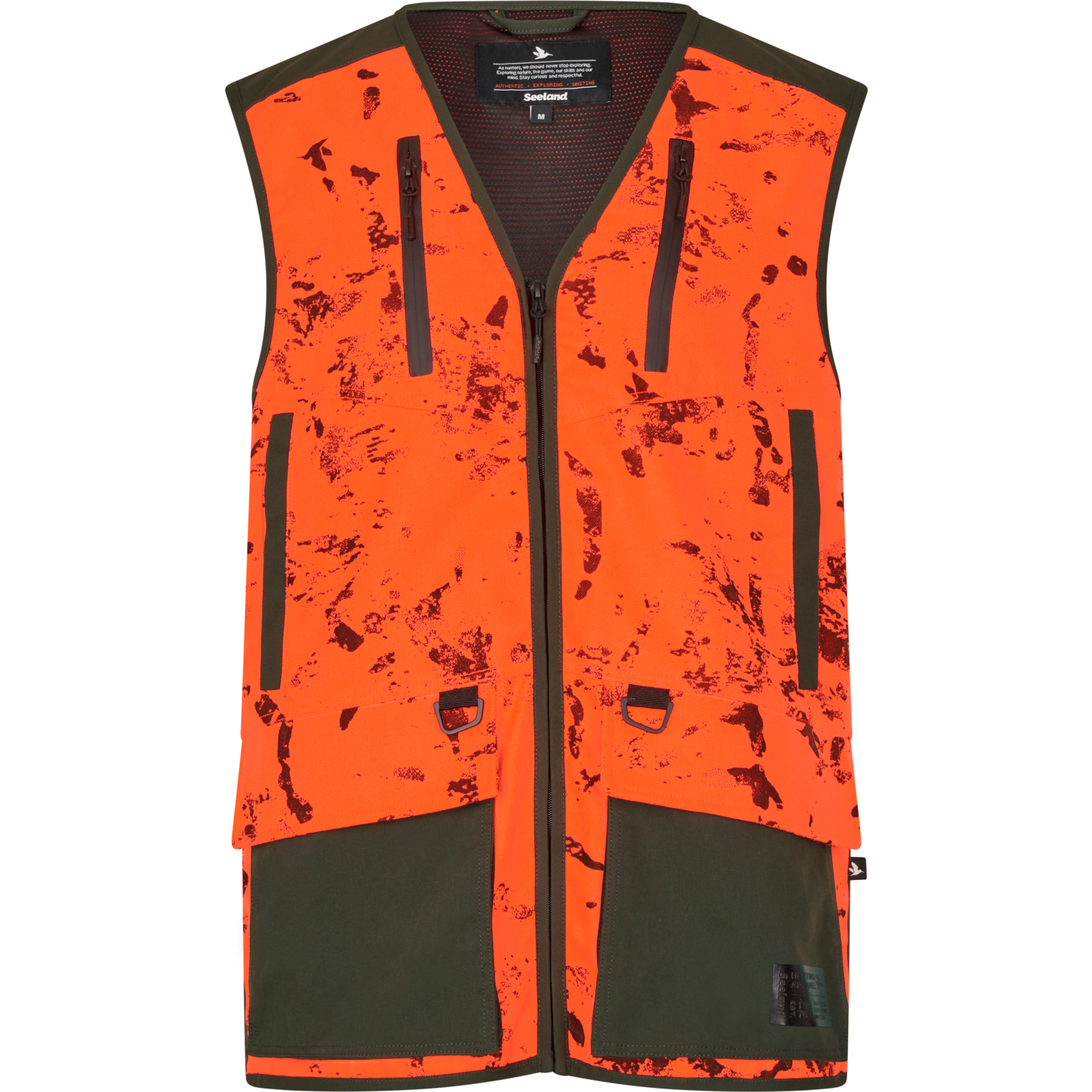 Seeland Men's Trax Blaze Vest Orange Blaze Invis Mpc Jaktvester M
