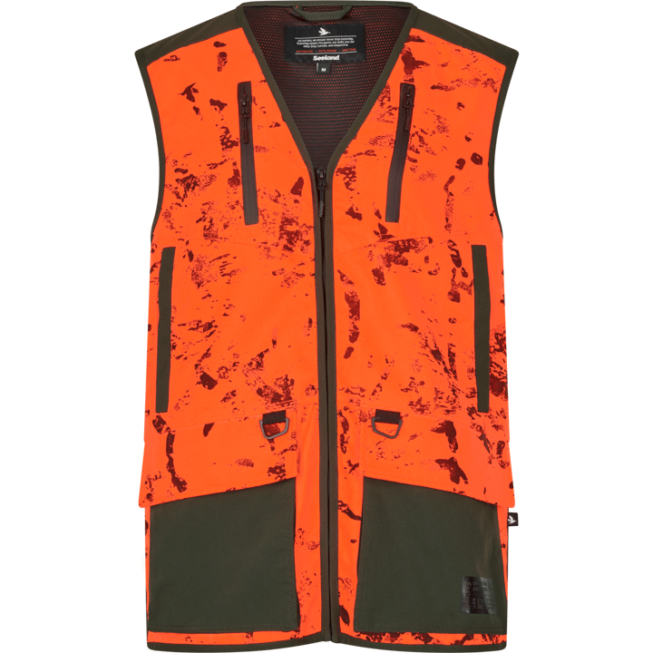 Seeland Men's Trax Blaze Vest Orange Blaze Invis Mpc Seeland