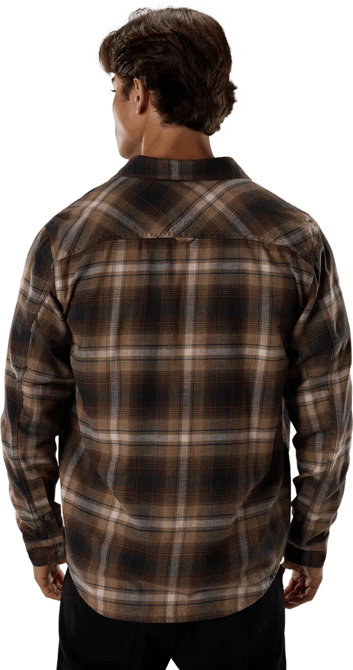 Fox Men's Survivalist Stretch Flannel Long Sleeve Brown Sugar Fox