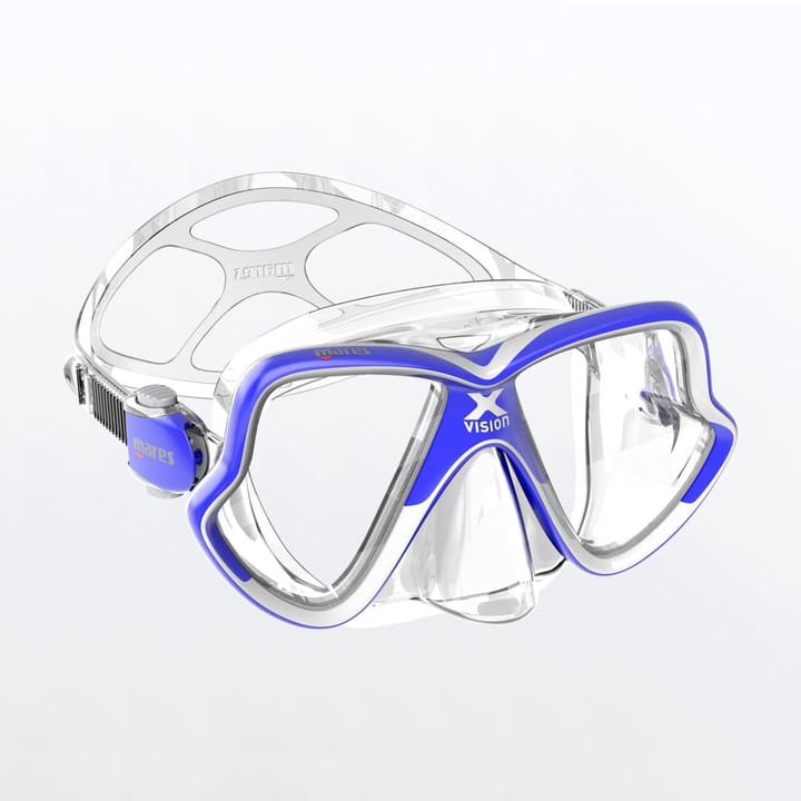 Mares Mask X-Vision Mid 2.0 Clear/Blue/White Adult Mares