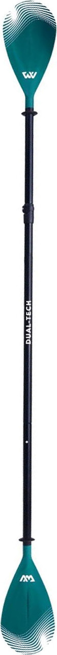Aqua Marina Dual-Tech 2-in-1 Adjustable Aluminum SUP & Kayak Paddle Jade Green Paddlar OneSize