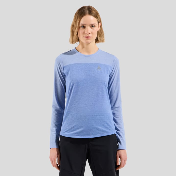 Odlo Women's T-shirt Crew Neck L/S X-Alp Linencool Persian Jewel/Blue Heron Odlo