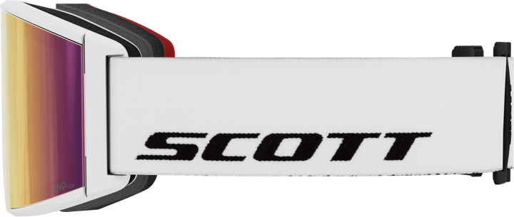 Scott Goggle React White/AMP teal chrome S2 Scott